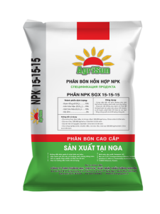 Hình ảnh phân NPK 15-15-15 dùng cho rau màu, cây ăn trái, tăng chất lượng nông sản.